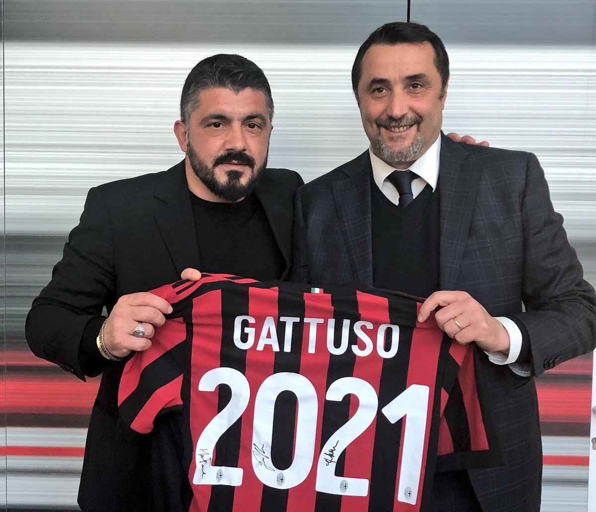 Milan, ora è ufficiale: Gattuso rinnova fino al 2021