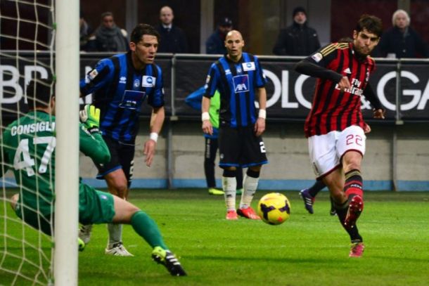 Atalanta - Milan in della partita di Serie A