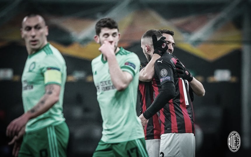 Milan vence Celtic de virada e se garante na próxima fase da Europa League