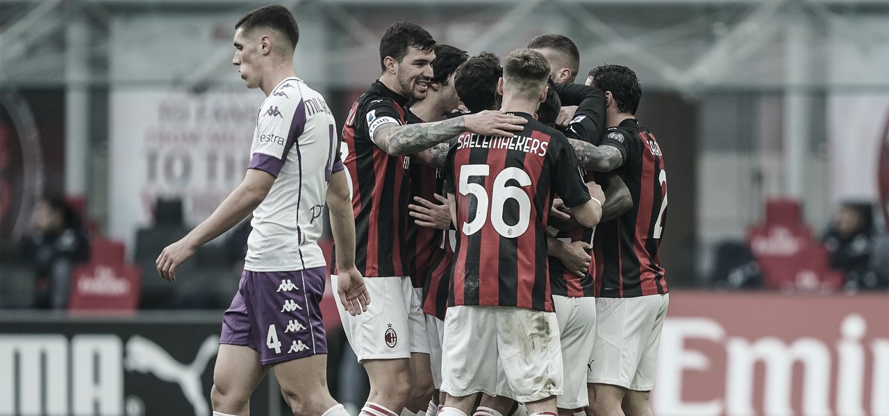 Milan vence Fiorentina com tranquilidade e abre vantagem na liderança da Serie A