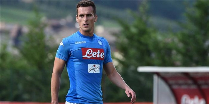 Napoli - Milik, primi passi verso il recupero