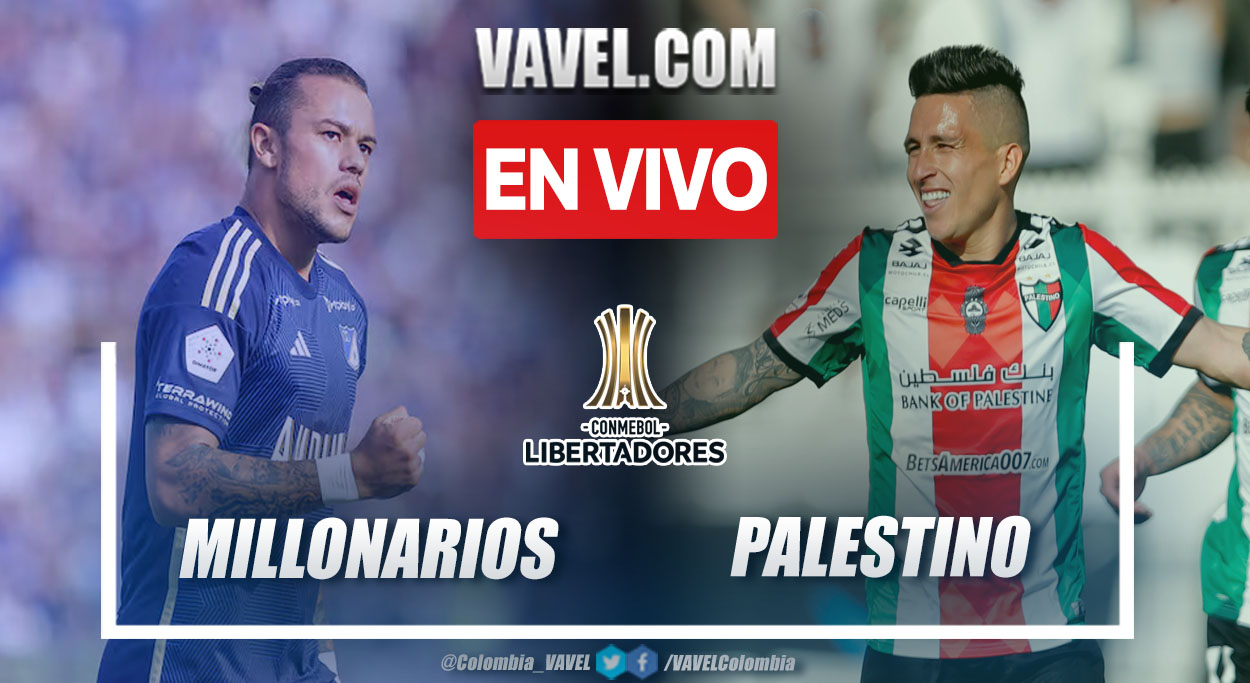 Resumen y goles: Millonarios 1-1 Palestino en Copa Libertadores 2024
