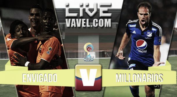 Resultado Envigado - Millonarios en la Liga Águila 2015 (0-0) Resultado Envigado - Millonarios en la Liga Águila 2015 (0-0)