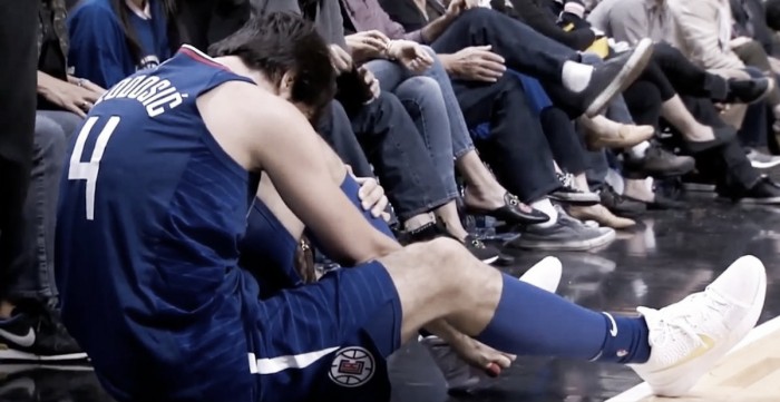 NBA - Si ferma Milos Teodosic a causa di un infortunio al piede