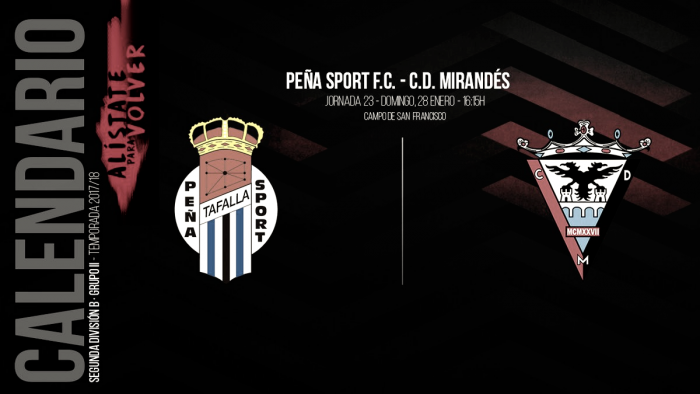Previa: Peña Sport - CD Mirandés: sumar de tres en tres se convierte en obligación