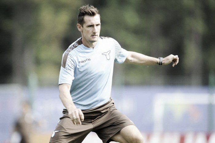 Lazio: ripresa degli allenamenti in vista dell'Inter, si rivede Klose