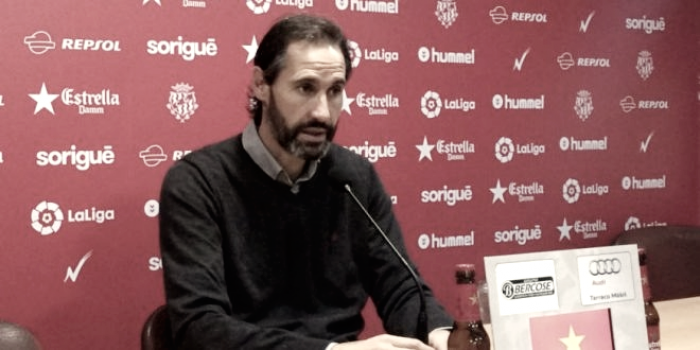 Vicente Moreno: "Queremos ganar para pensar en algo positivo"