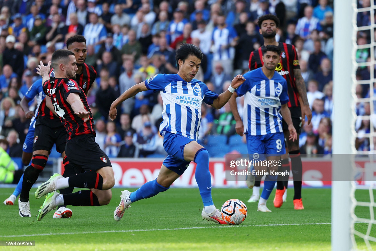 Brighton 3-1 Bournemouth: Mitoma Magic leaves Cherries chasing first win in six