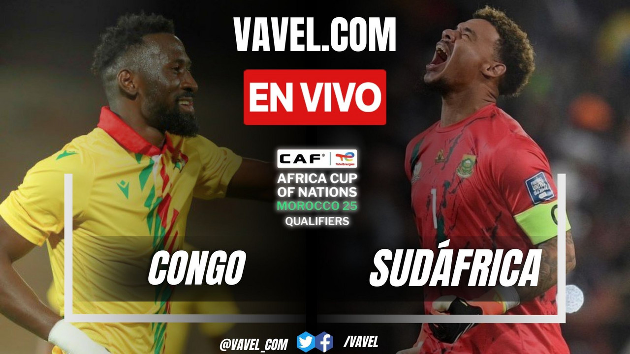 Congo vs Sudáfrica EN VIVO hoy (1-1) | 15 Octubre 2024