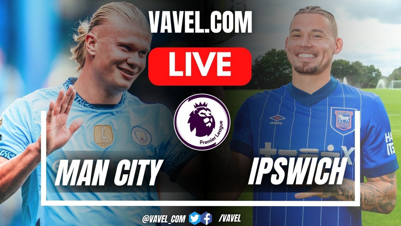 Manchester City and Ipswich Town Premier League Clash