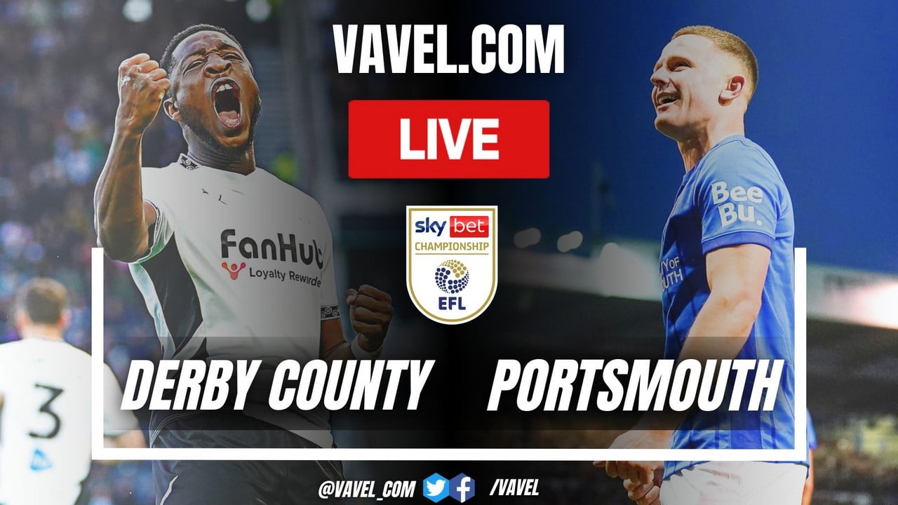 Derby County vs Portsmouth LIVE Score Updates, Stream Info and How to Watch EFL Championship