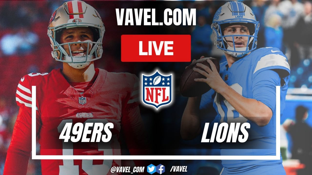 San Francisco 49ers vs Detroit Lions LIVE Score Updates, Stream Info