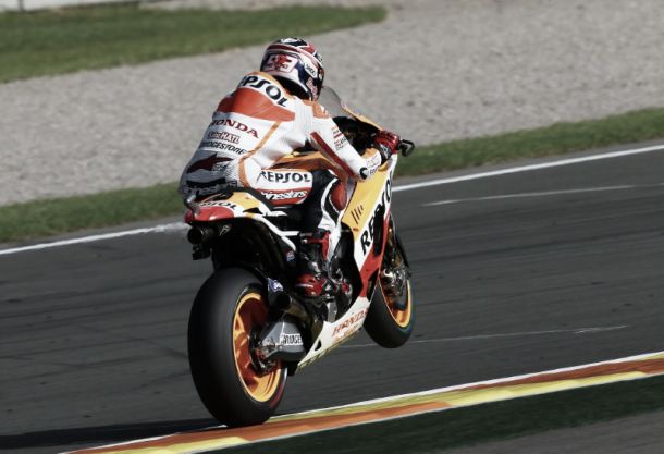 Valencia, Márquez al comando anche nel terzo turno di libere