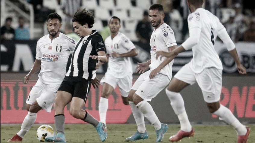 Com dois de Matheus Nascimento, Botafogo repete placar e despacha Ceilândia na Copa do Brasil
