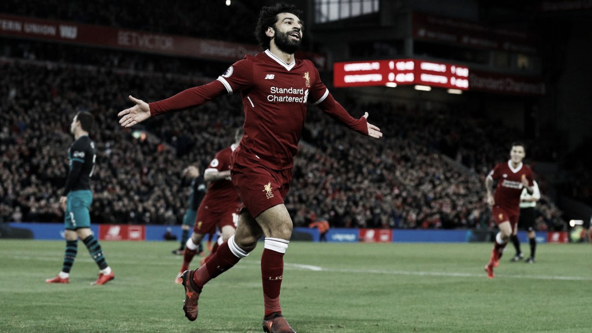 Mohamed Salah: "Es una gran sensación haber marcado 30 goles"