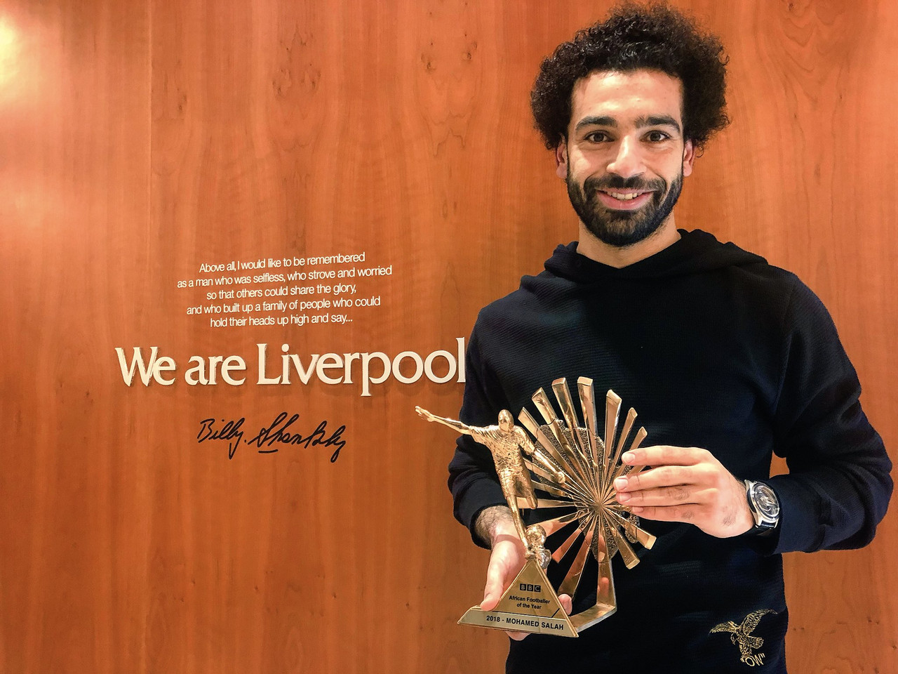Liverpool's Mohamed Salah retains BBC African Footballer of the Year award for 2018