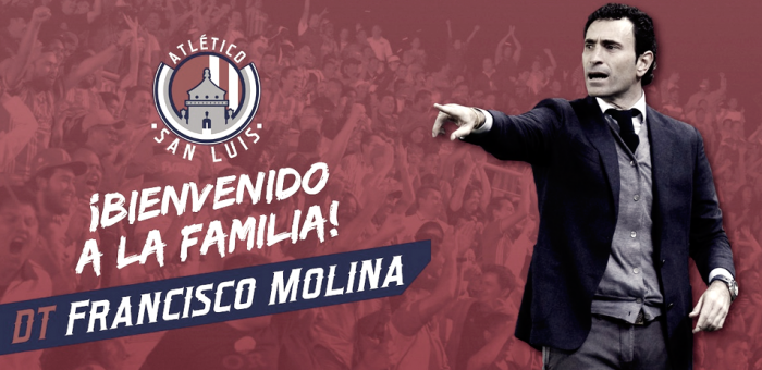 José Francisco Molina, nuevo DT del Atlético de San Luis