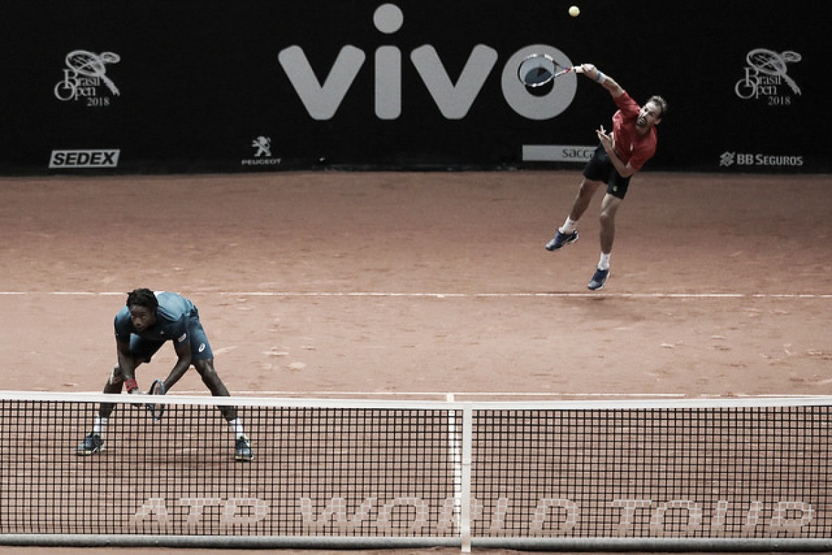 Monfils é eliminado por espanhóis nas duplas do Brasil Open
