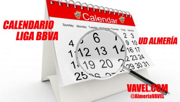 Calendario de la UD Almería en la temporada 2014/15