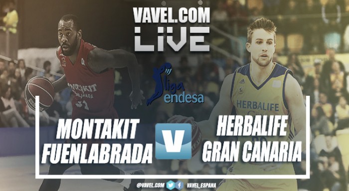Resumen Montakit Fuenlabrada vs Herbalife Gran Canaria en vivo y en directo online en ACB 2018 (66-86)