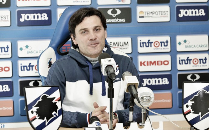 Montella: "Con il Chievo è la gara dell' anno. Tra Cassano e Puggioni un normale diverbio"