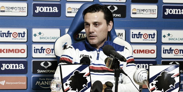 La Samp vola a Palermo, Montella: "Testa rivolta solo a questa partita"