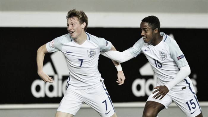 France under-17's 0-2 England under-17's: English double deals blow to French progression