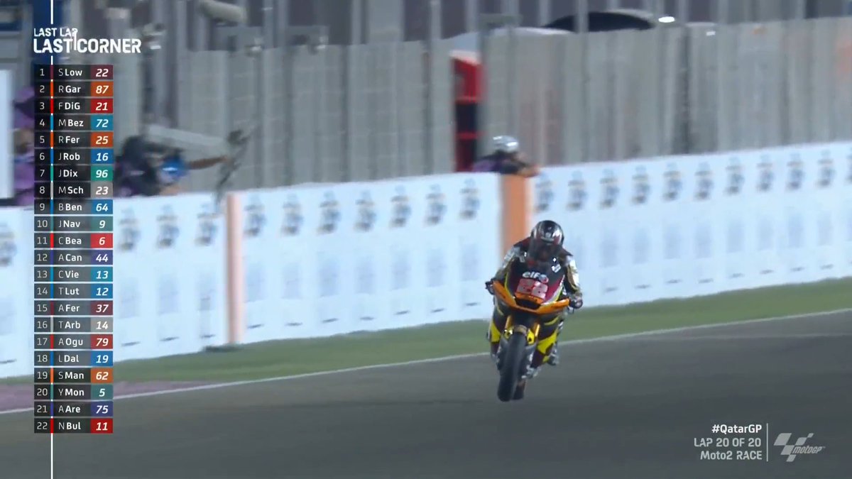 Gp Qatar: In Moto2 dominio di Lowes dalla prima curva