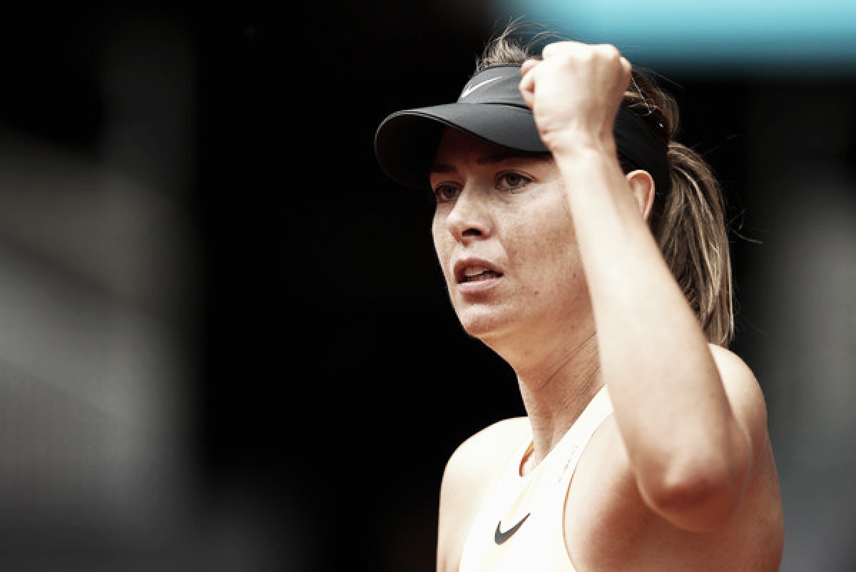 Sharapova se impone con su mejor versión en Madrid