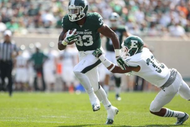 Michigan State Destroys Eastern Michigan 73-14