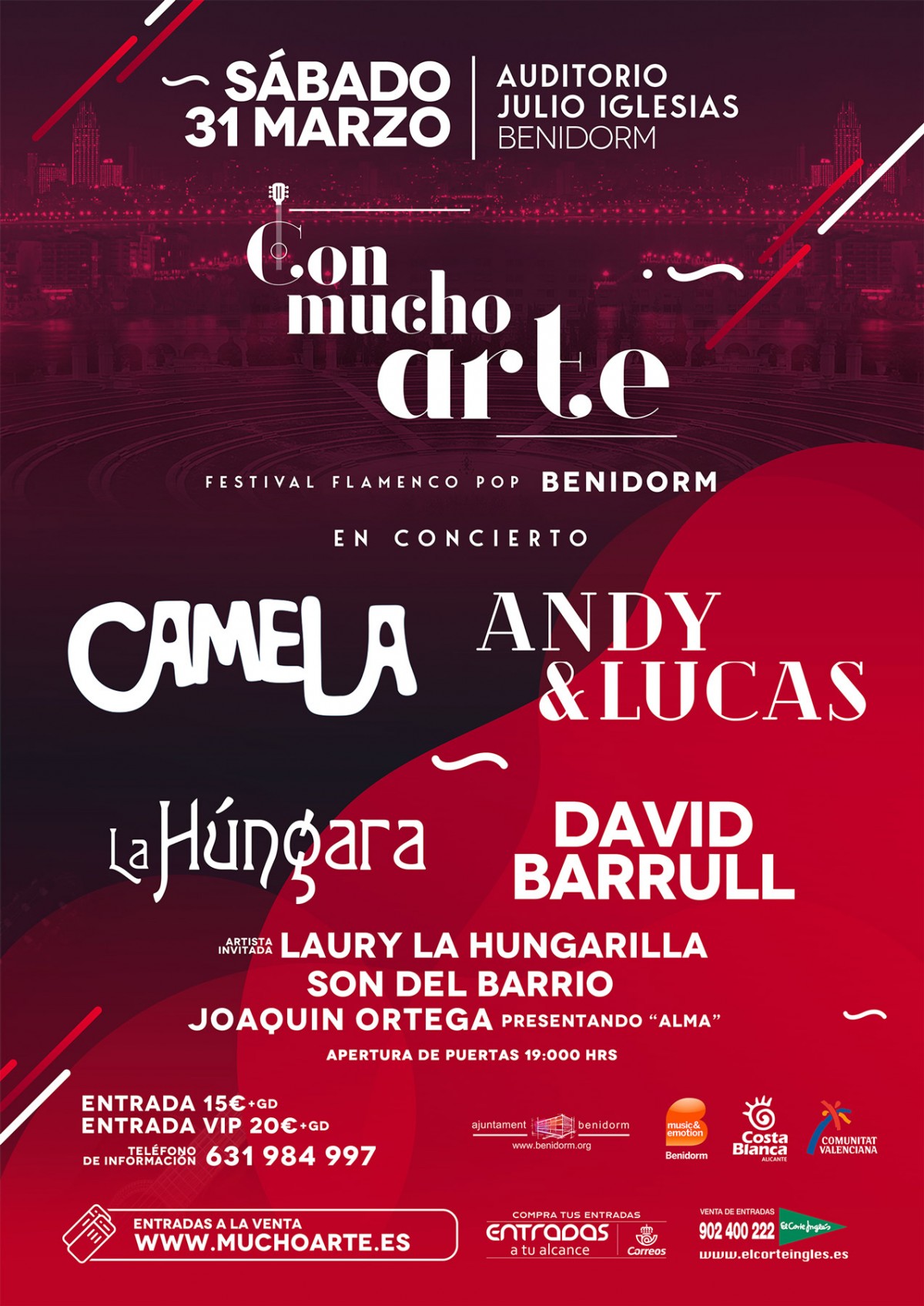 Benidorm será la cumbre del flamenco-pop el 31 de marzo
