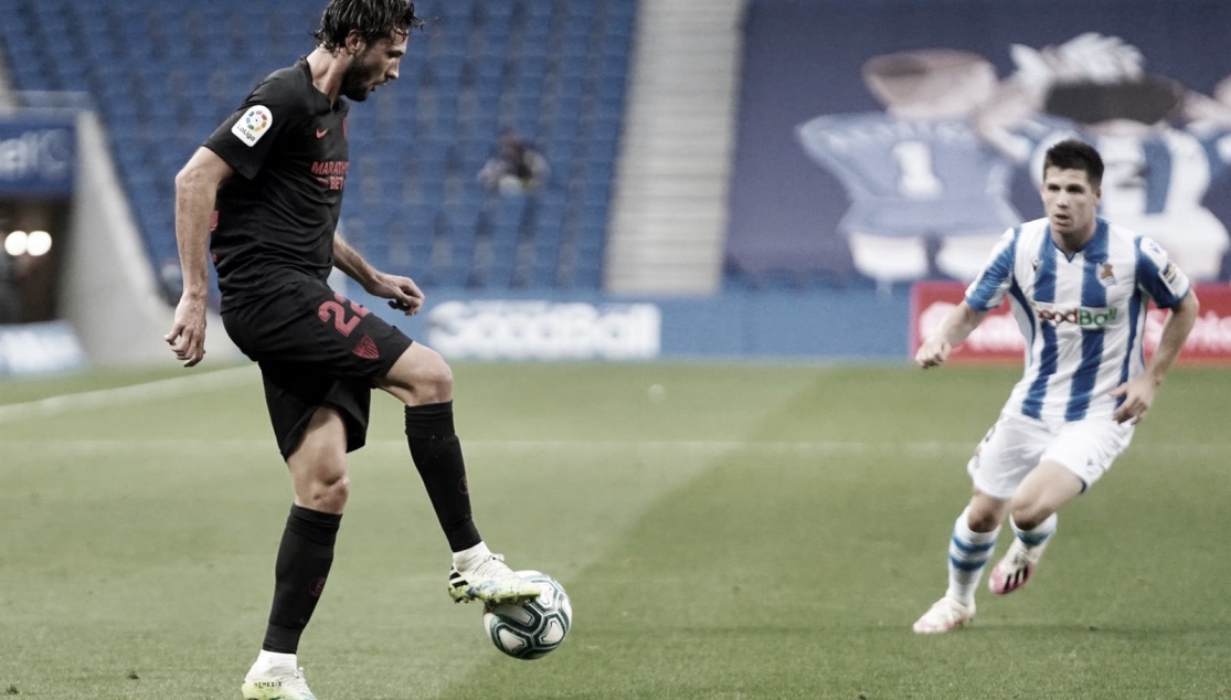 Franco Vázquez: "Creo que todos hemos hecho un buen partido" Franco Vázquez: "Creo que todos hemos hecho un buen partido"