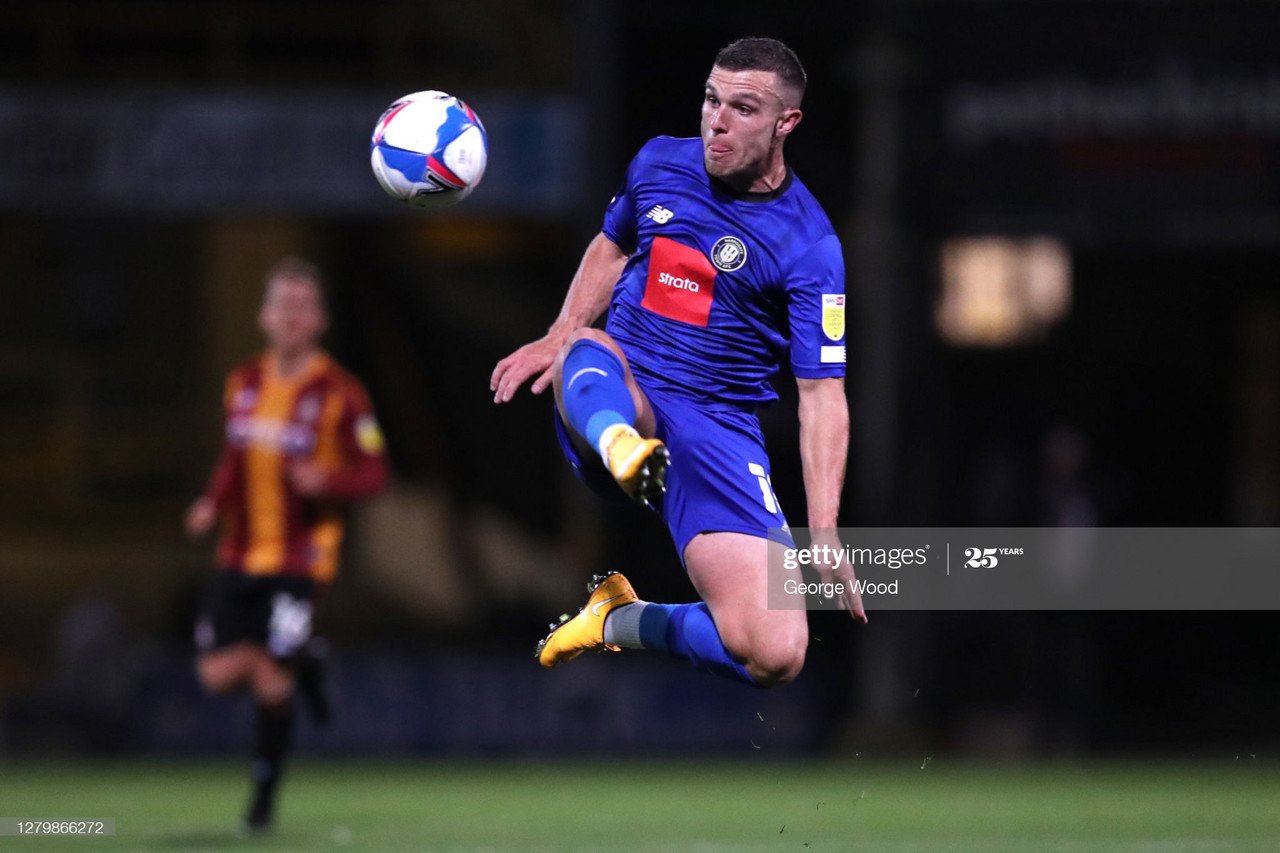 Newport County 2-1 Harrogate Town: Late header saves league leaders