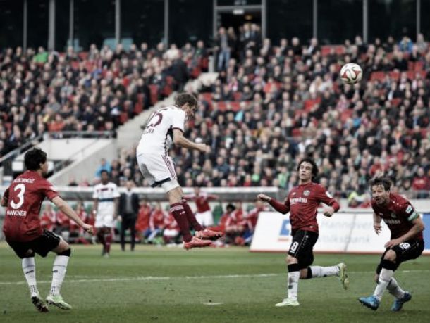 Hannover 96 1-3 Bayern Munich: Muller brace seals the points