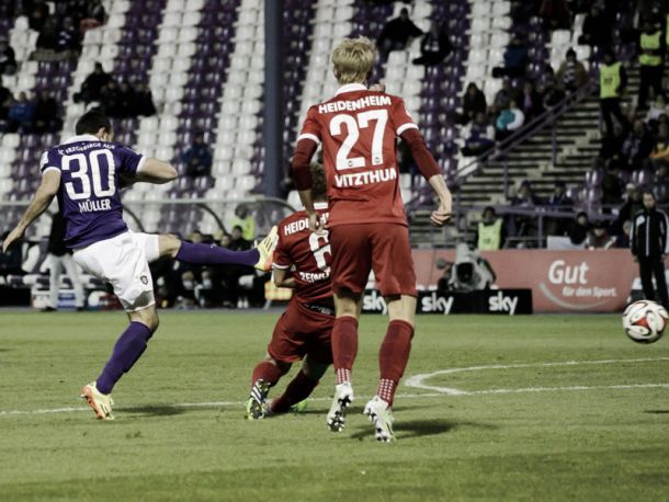 Erzgebirge Aue 1-1 FC Heidenheim: Titsch-Rivero comes off the bench to salvage a point