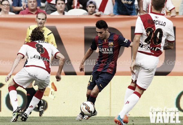 Rayo Vallecano - FC Barcelona: puntuaciones del Rayo, jornada 7 de Liga BBVA