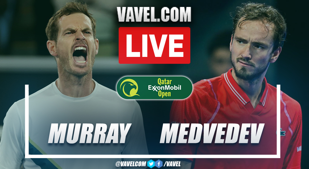 Highlights and sets Murray 0-2 Medvedev in ATP Doha 2023 02/25/2023