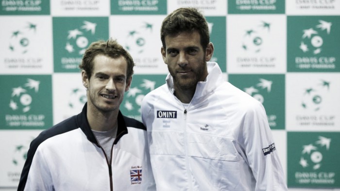 Murray to face Del Potro in opening match of Davis Cup semi-final