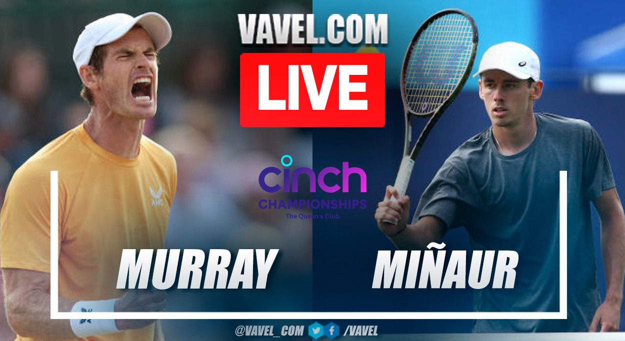 Highlights and points of Andy Murray vs Alex Miñaur at ATP Queens 2023 06/20/2023
