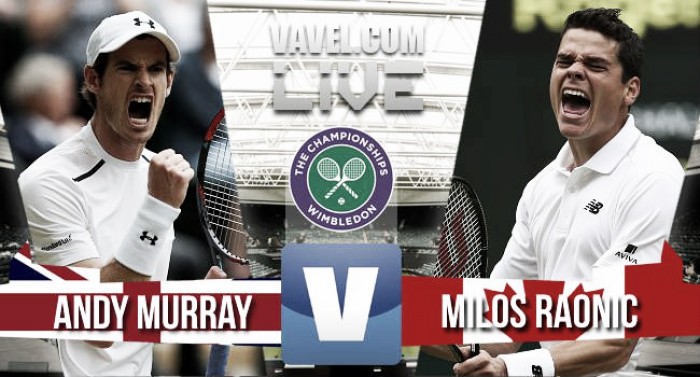 Andy Murray Wins His Second Wimbledon Title After Beating  Milos Raonic 6-3 7-6 (3) 7-6(3) - How It Happened