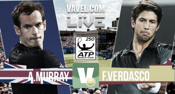 Resultado Andy Murray - Fernando Verdasco en ATP 500 Queen's (2-0)
