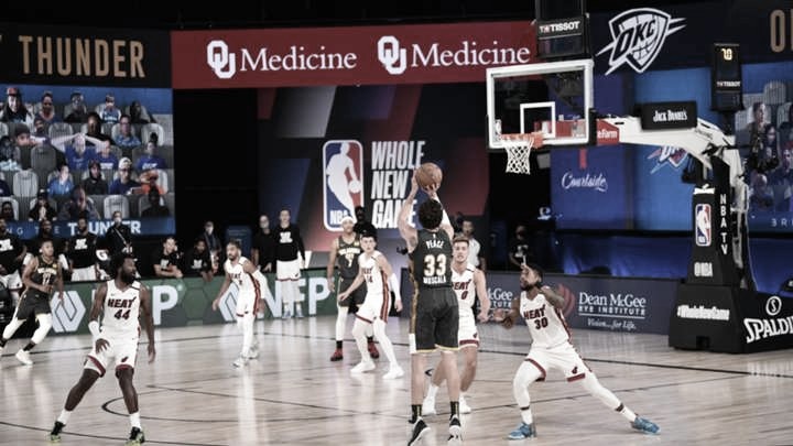 Muscala culmina la remontada frente a Miami Muscala culmina la remontada frente a Miami