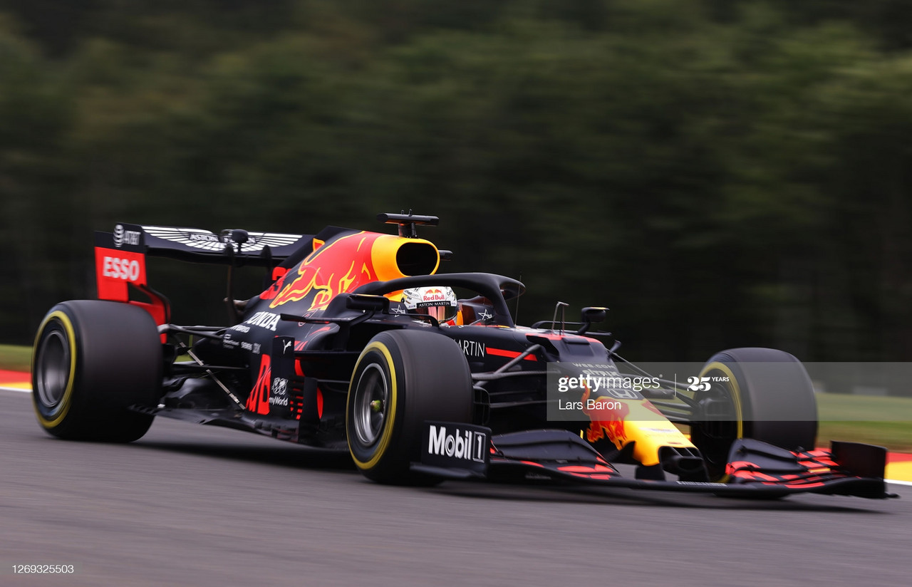 Max Verstappen breaks Mercedes stride topping FP2 in Spa