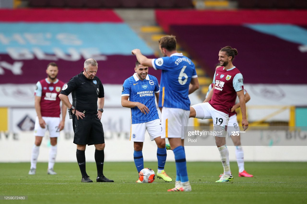 Burnley 1-2 Brighton & Hove Albion: Seagulls sore at Nick Pope's expense