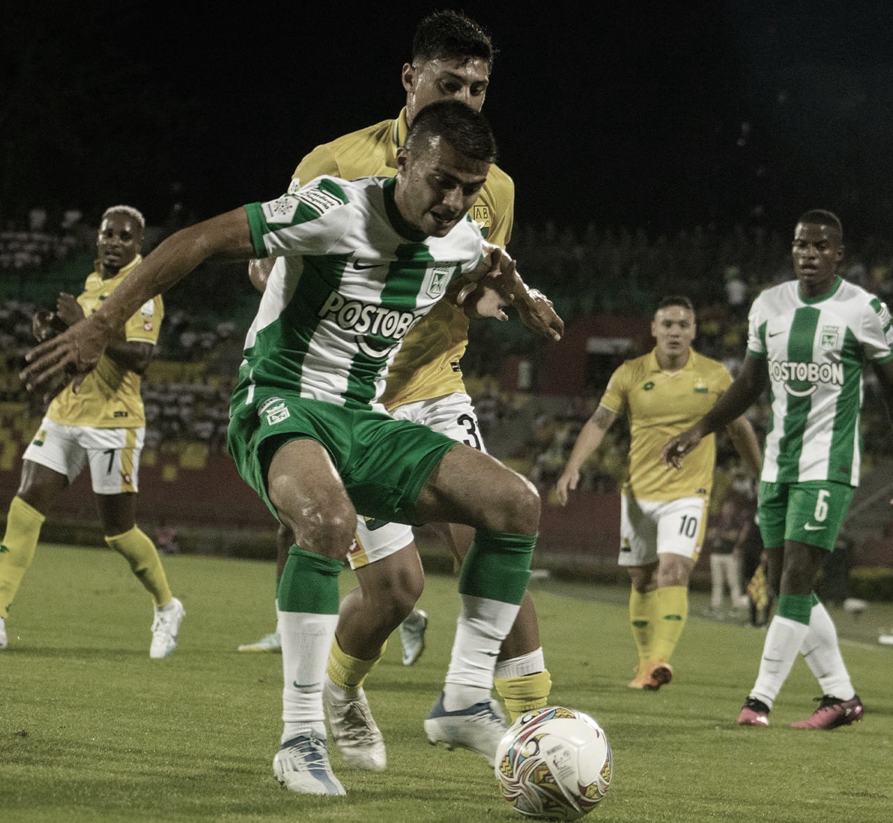 Atlético Nacional empató
1-1 ante un exigente Bucaramanga