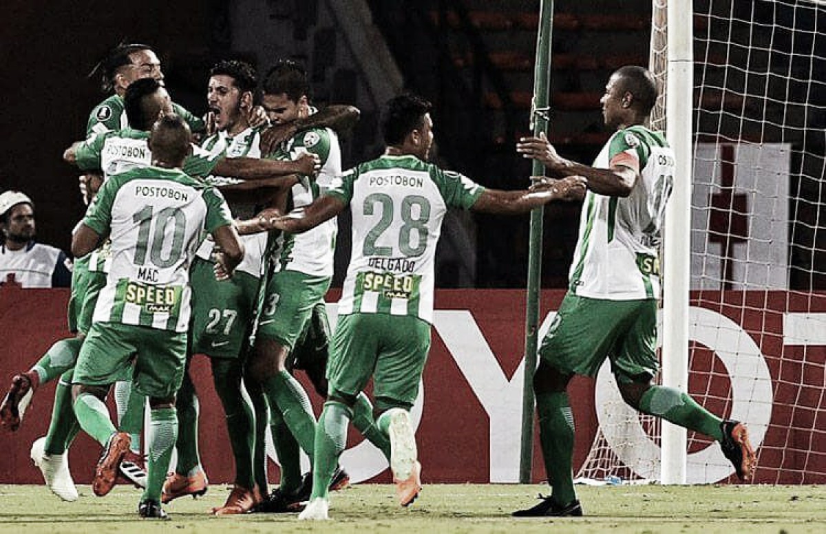 Atlético Nacional brilló en el Atanasio y puso un pie en la siguiente fase de la Libertadores