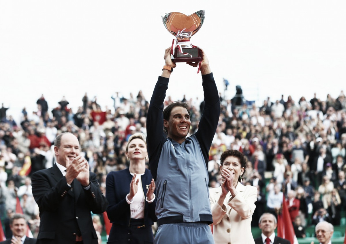 Rafael Nadal no
tiene límites: en Montecarlo superó dos nuevos records Rafael Nadal no
tiene límites: en Montecarlo superó dos nuevos records