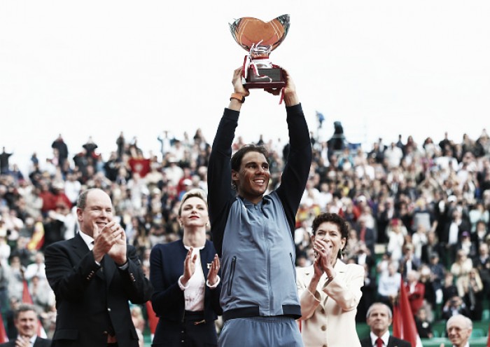 ATP Monte Carlo: Rafael Nadal outlasts Gael Monfils to win ninth Monte Carlo Rolex Masters