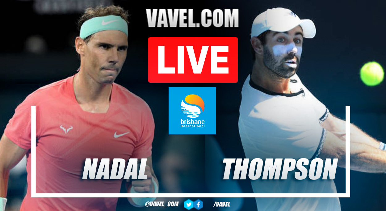 Highlights and points of Nadal 1-2 Thompson at ATP Brisbane