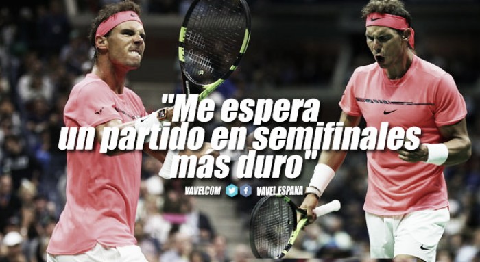 Rafael Nadal: "Me espera un partido en semifinales más duro"